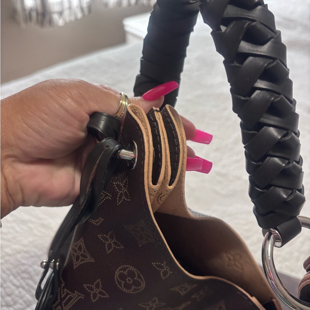 Louis Vuitton Dark Brown Monogram Shoulder Bag - Picture 14 of 16